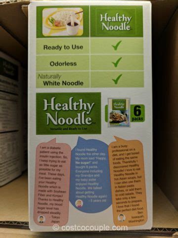 Do you love noodles but would like a low calorie option? Healthy Noodles Costco Nutrition : The Ultimate Costco ...