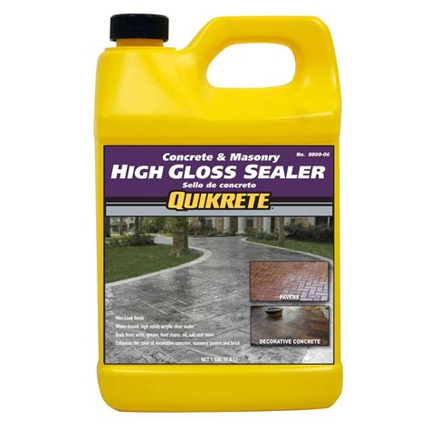 Shop a wide selection of colors and styles from america's trusted rubber flooring brand. Quikrete 1 Gal. High Gloss Concrete Sealer-8800-06 - The ...