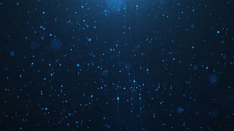 Abstract Background Of Shining Particles Digital Sparkling Blue