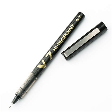 3 X Pilot V7 Hi Tecpoint Liquid Ink Rollerball Pen Bx V7 07mm Tip Ebay