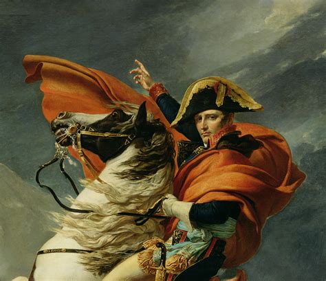 The king of spain was the one who initially commissioned the painting. Napoleon Crossing the Alps on 20th May 1800 Painting by ...