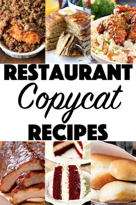 20 Restaurant Copycat Recipes You Can Make At Home