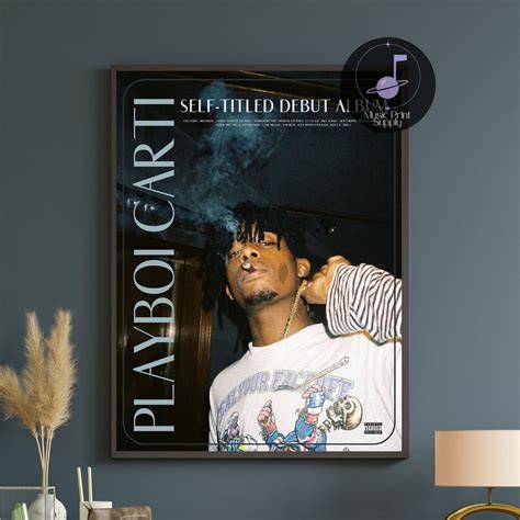 Playboi Carti Self Titled Album Poster Instant Download Etsy