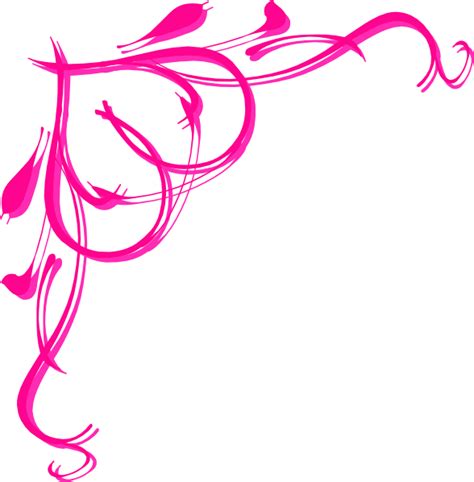 Download Pink Heart Border Clip Art at Clker.com - vector clip art ...
