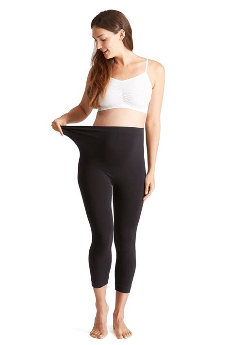 Download Ingrid & Isabel Capri Belly Leggings in Black