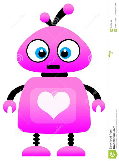 Love Robot Stock Illustration Illustration Of Eyes Cute