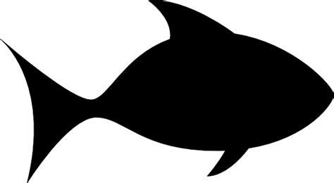 Fish Silhouette Clipart. | Fish silhouette, Silhouette art, Silhouette clip art