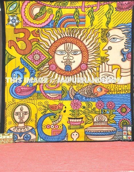 Celestial Sun God Hippie Tapestry Queen Bohemian Bedspread Indian Wall