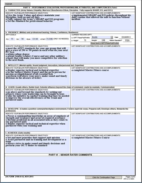 Ncoer Template Ncoer Williamson