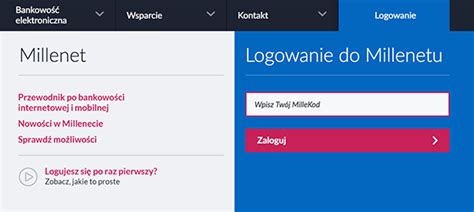 Logowanie w banku millennium dzięki naszej witrynie jest w 100% bezpieczne.poniżej znajdziesz bezpośredni odnośnik do banku, gdzie możesz zalogować się do konta osobistego. Nowości w Millenet - Bankowość internetowa - Bank Millennium
