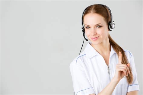 Woman Customer Service Worker Call Center Smiling Operator Jaguar Industries