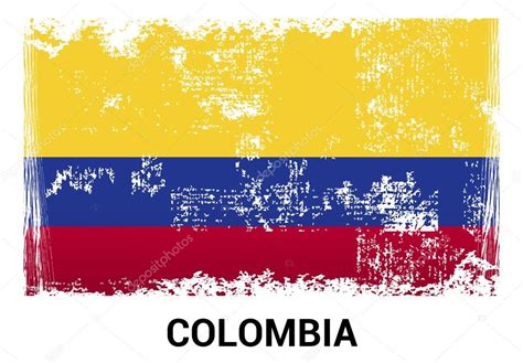 Colombia Grunge Flag Stock Vector Image By ©ibrandify 94267730