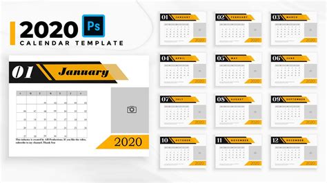51 How To Make A Calendar In Photoshop Photoshop Tutorial Ah