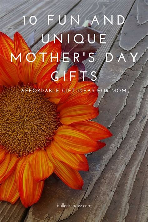 Perfect for mother's day, birthdays or the holidays. 10 Fun and Unique Mother's Day Gifts - Affordable Gift ...