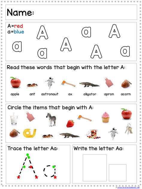 Letter Of The Week Review Worksheets 1111