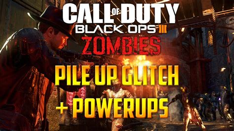 Black Ops 3 Zombie Glitches Shadows Of Evil Pile Up Glitch Powerups Bo3 Zombie Glitches
