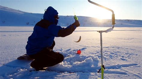 Ice Fishing At Tromso Ice Fishing Norway Fjords Destin Fishing