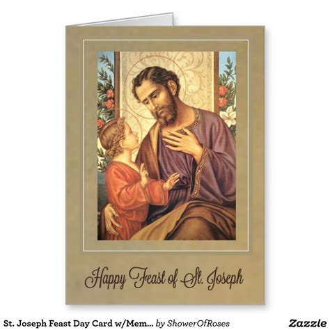 St Joseph Feast Day Card Wmemorare St Josephs Day Advent Images