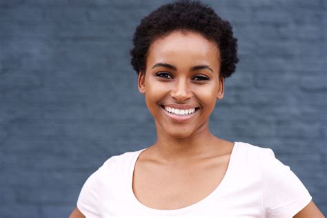 Attractive Young Black Woman Smiling Katys Gentle Cosmetic Dentistry
