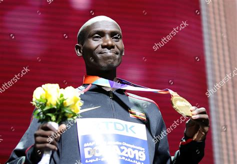 Gold Medalist Joshua Cheptegei Uganda During Editorial Stock Photo