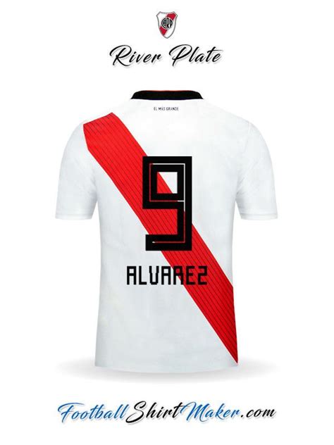 Camiseta De River Adidas Oficial Julian Alvarez Blanca Argentina4you