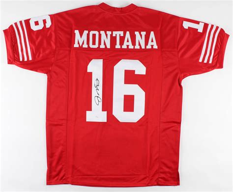 Joe Montana Signed Jersey Jsa Coa Pristine Auction