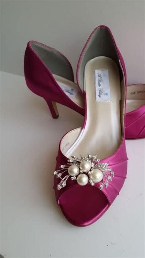 Buy Fuchsia Pink Shoes For Wedding In Stock