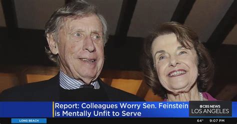 report colleagues worry sen feinstein mentally unfit to serve cbs los angeles