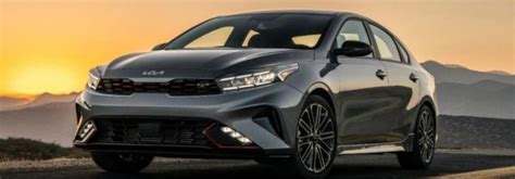2022 Kia Forte Gray Parked On The Side Of The Road
