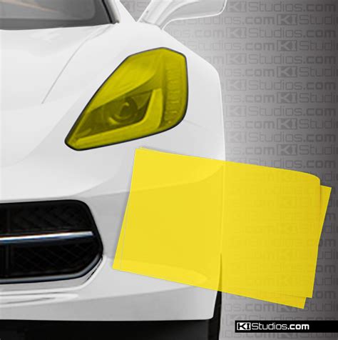 Bulk Headlight Film Tint And Protection Kit Yellow Dark Smoke Light