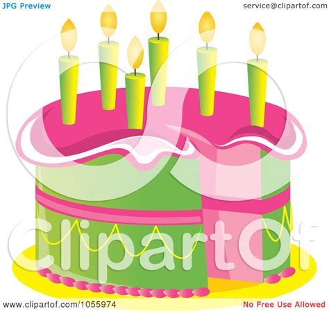 Royalty Free Vector Clip Art Illustration Of A Pink And