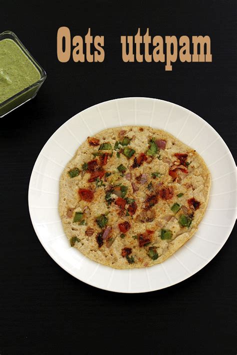 Oats uttapam recipe (How to make oats uttapam), Instant ...