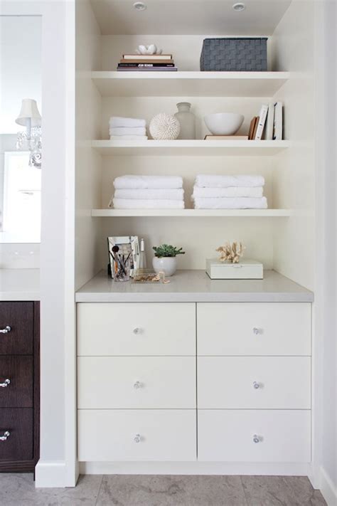 Here are 5 steps to build your own. Bathroom Built-ins - Contemporary - bathroom - Kelly Deck ...