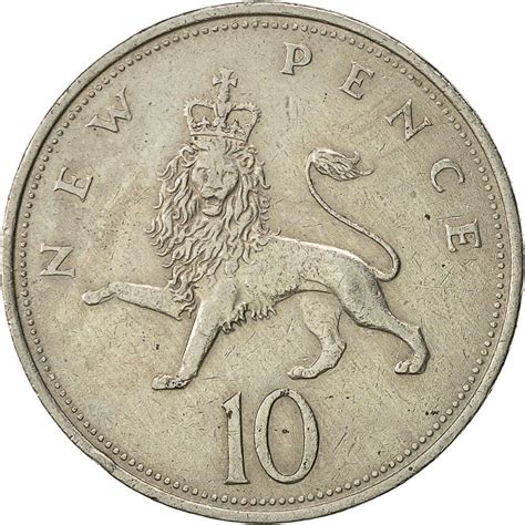 Ten Pence 1968 Coin From United Kingdom Online Coin Club