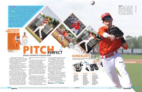 Baseball Spread Yearbook Layouts Yearbook Pages Yearbook Themes