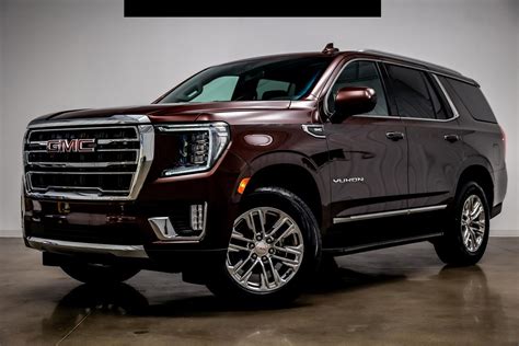 2022 Gmc Yukon Slt 125 Miles Redwood Metallic Sport Utility Gas V8 53l