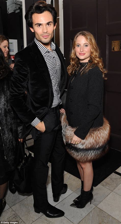 Made In Chelsea S Rosie Fortescue With Mark Francis Vandelli At Tatler Bash Daily Mail Online