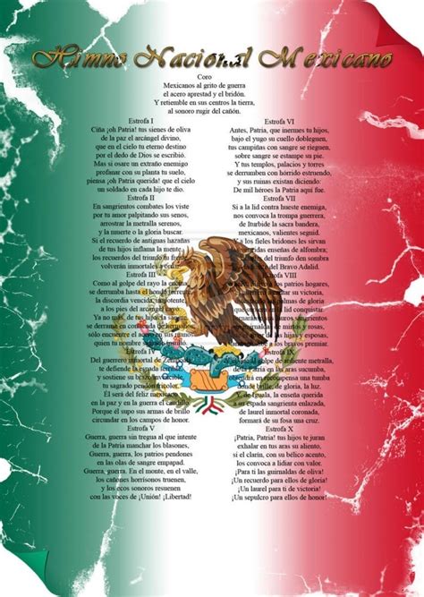 Dependiendo del evento o razón por la que el himno es requerido, se interpreta el coro y más o menos, según el caso, diferentes estrofas. La Historia detrás del Himno Nacional Mexicano - Taringa!