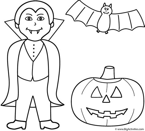 Halloween Coloring Page Bats