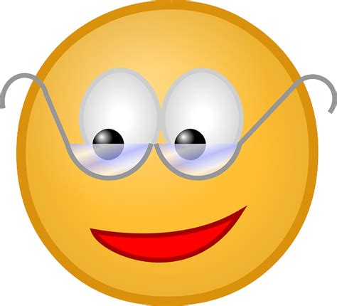 Free Image On Pixabay Smiley Eyes Eyeglasses Emoticon