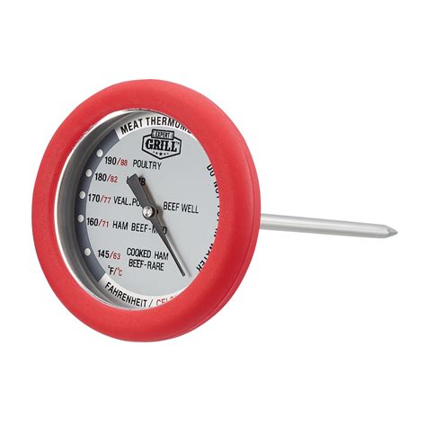 Expert Grill Stainless Steel Meat Thermometer Oven Thermometer With