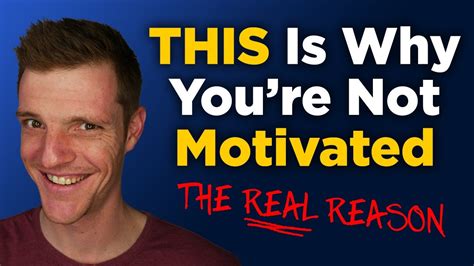 The Real Reason Youre Not Motivated In Your Business Youtube