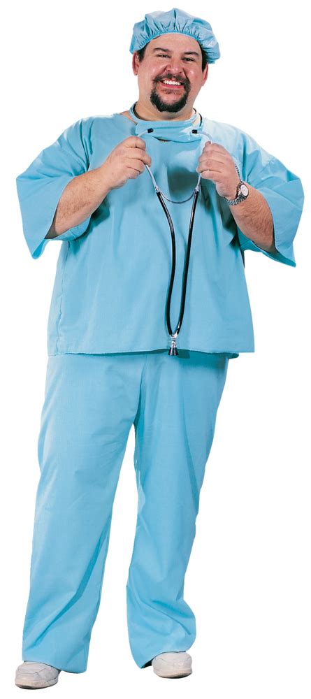 adult or doctor halloween costume plus size 48 52 party city