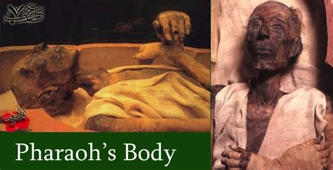 why was pharaoh s body preserved about islam