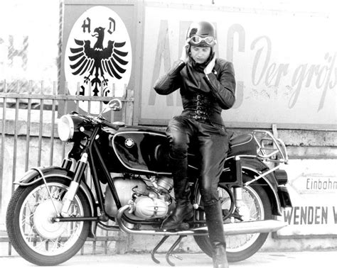 Female Rider Bike Bmw Bmw Vintage Bmw Motorcycles