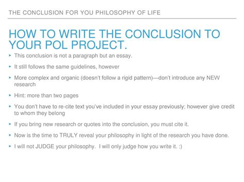All your findings and arguments should be presented in the body of the text (more specifically in the. 004 Research Paper How To Write Conclusion For ~ Museumlegs