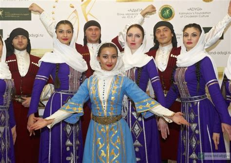 Adyghe People Traditional Costume Circassian Men Women In 2020 With