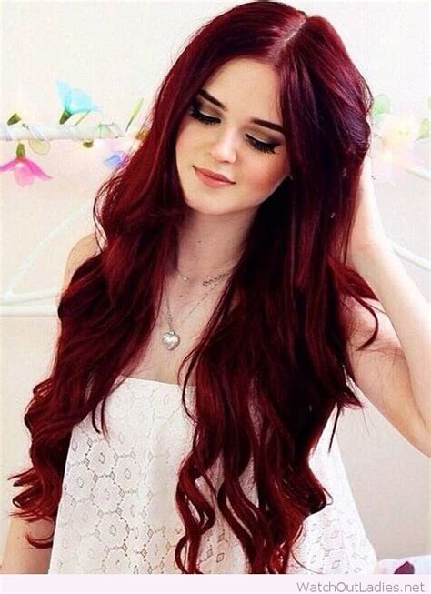 Hairstyle Trends 25 Shockingly Pretty Dark Red Hair Color Ideas