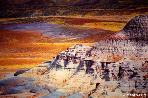 Framed Photo Print Of Painted Desert Badlands Petrified Forest National