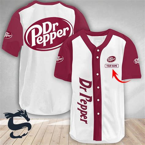 Classic Lover Dr Pepper Baseball Jersey Dr Pepper Jersey Shirt
